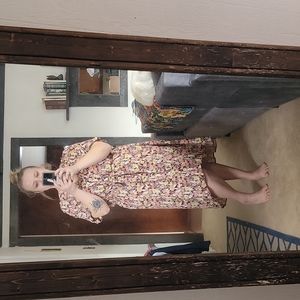 Flowy floral dress